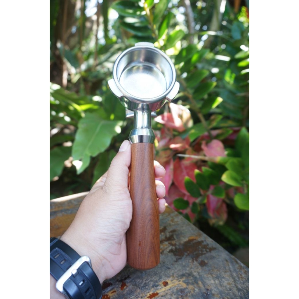 ก้านชงกาแฟ ด้ามชง ขนาด 54 mm. / 54 มม. สามหู เหมาะสำหรับเครื่อง Breville / Portafilter 54 mm.