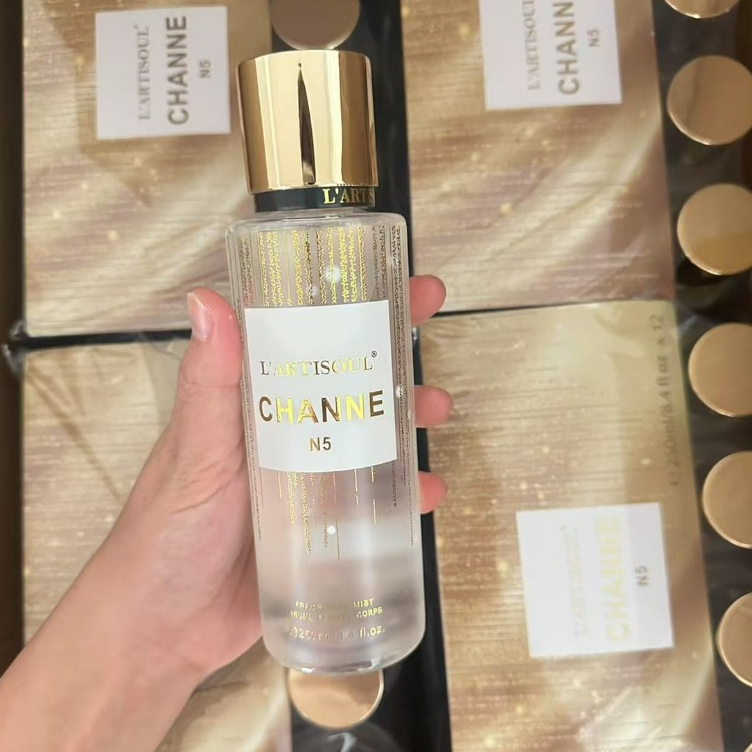น้ำหอม L'ARTISOUL 250ml กลิ่นหอม CHANNE N5 Unisex แพ็คเกจหรูหรา หอมติดทนนาน ขวดใหญ่พร้อมส่ง