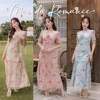 #JBS2273 Merida Romance Dress Joobs.studio เดรส+choker+เข็มก…