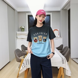 เสื้อมัดย้อมไซส์ใหญ่ อก 60 oversize เสื้อผ้าสาวอวบน่ารักๆ เสื้อโอเวอร์ไซส์ผู้หญิงวินเทจสไตล์เกาหลี ผ้าใส่สบายโมนิ่ม 3XL