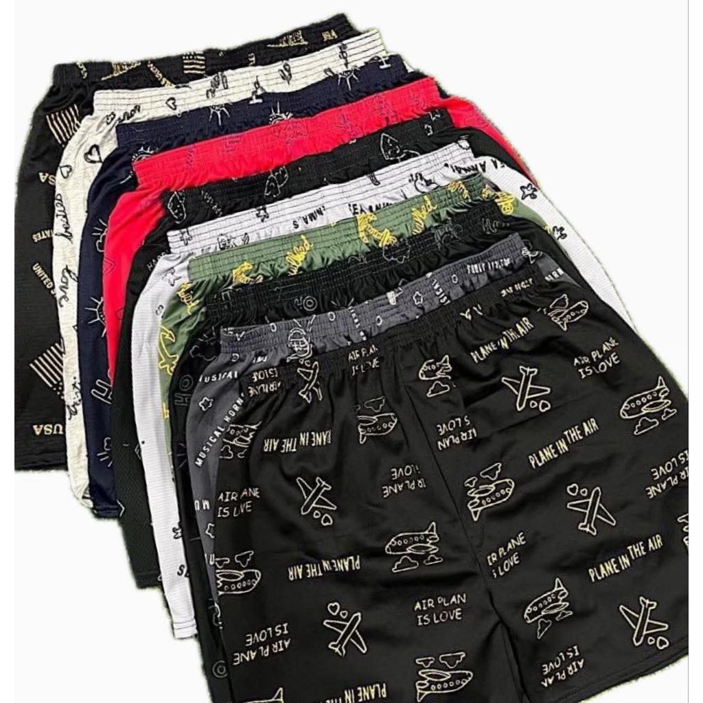 Set5ตัว] กางเกงบ็อกเซอร์ Boxer ผ้าCotton นุ่มใส่สบาย ไม่ย้วย สีสวย ส่งไว ฝ้าย