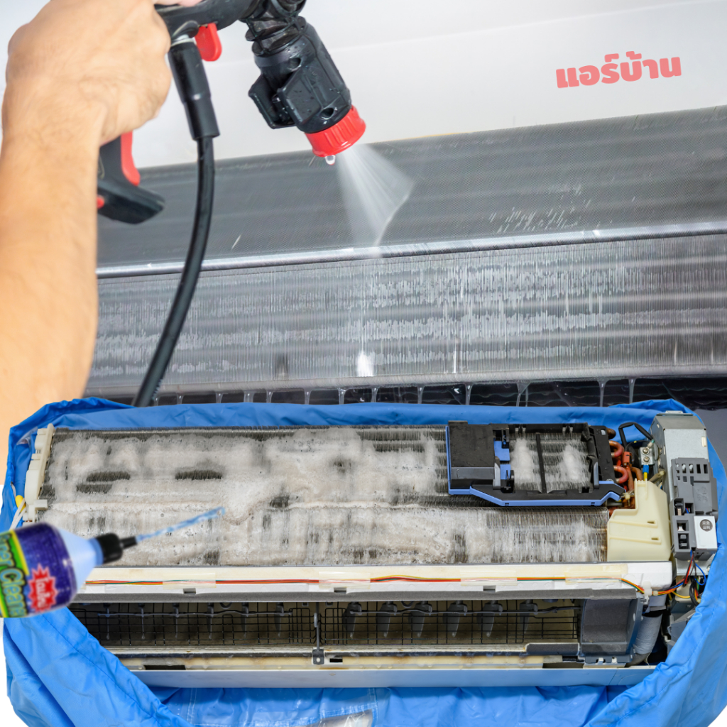 Super Cleaner น้ำยาล้างคอยล์แอร์  ทำความสะอาดคอยล์เย็น คอยล์ร้อน แอร์บ้าน แอร์รถ สูตรพร้อมใช้งาน 4 ขวด ขวดละ 1100 cc. - รูปที่ 3