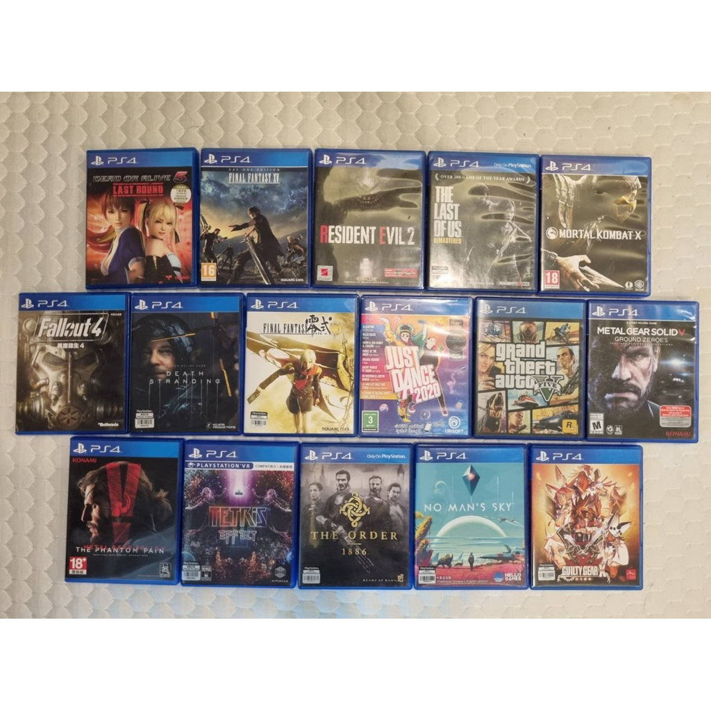 รวมแผ่นเกม PS4 มือสอง เล่นกับ PS5 ได้