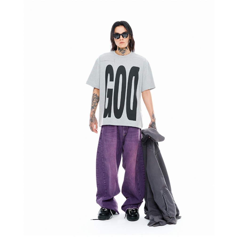 "GOD 🦮" T BY GREYHOUND