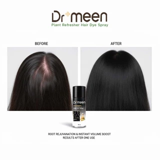 [2แถม1] สเปรย์ปิดผมบาง ปิดสีผม2in1 ผมดำทันใจ ไม่ต้องย้อม Dr.meen Plant refresher