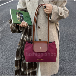 fashion.shop502 กระเป๋าผ้าสะพายข้าง กระเป๋าผ้าสะพายข้าง ฝาปิดกระดุมทอง สายน่ารัก สะพายเก๋ๆ พร้อมส่งในไทย B-063