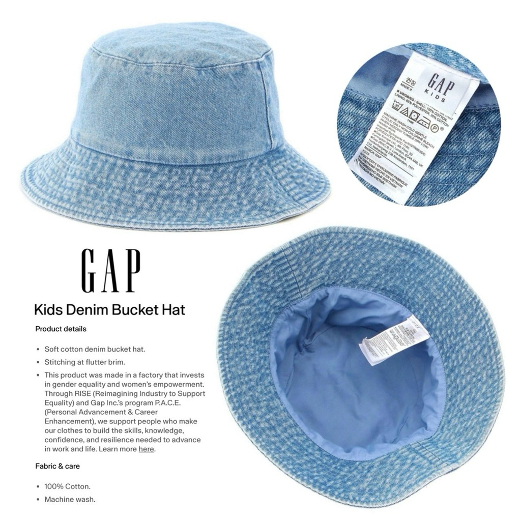 GAP Kids Denim Bucket Hat