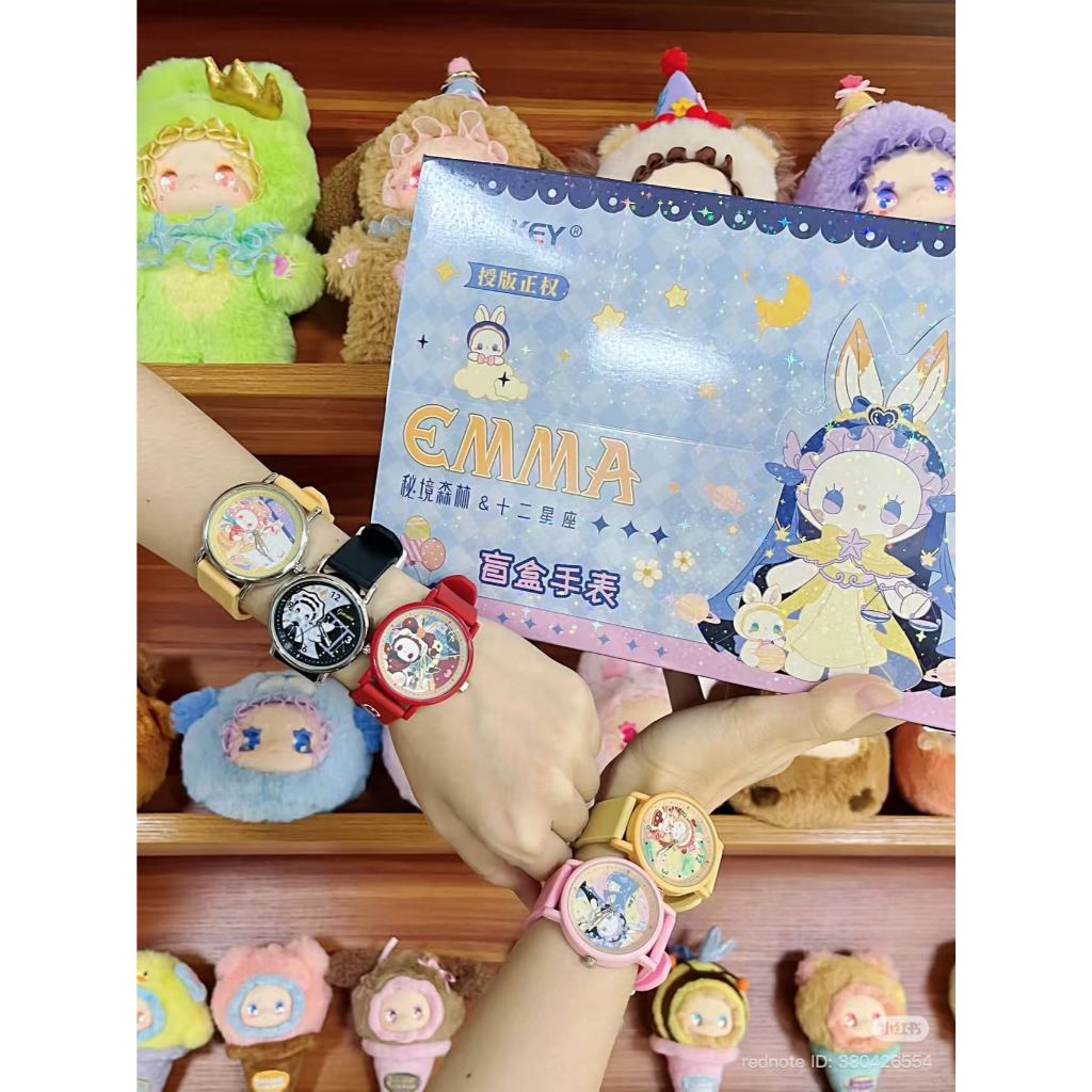 Emma นาฬิกาข้อมือ สายซิลิโคนอย่างดี ใช้งานได้จริง แบบจุ่ม ของใหม่ พร้อมส่งจากไทย ของแท้ 100%