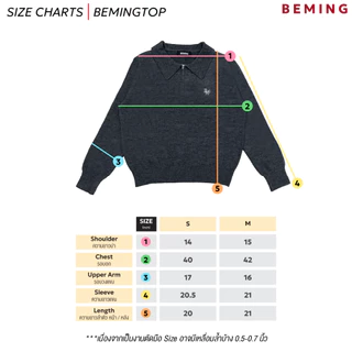 Bemingtop1073(S-M)-BMG Zip Up Sweater - สเวตเตอร์ไหมพรมแขนยาวคอปกซิปหน้า