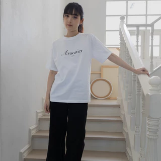 avo เสื้อยืดผ้าคอตตอนสกรีนลายมีไซส์ De l'avocatier tee
