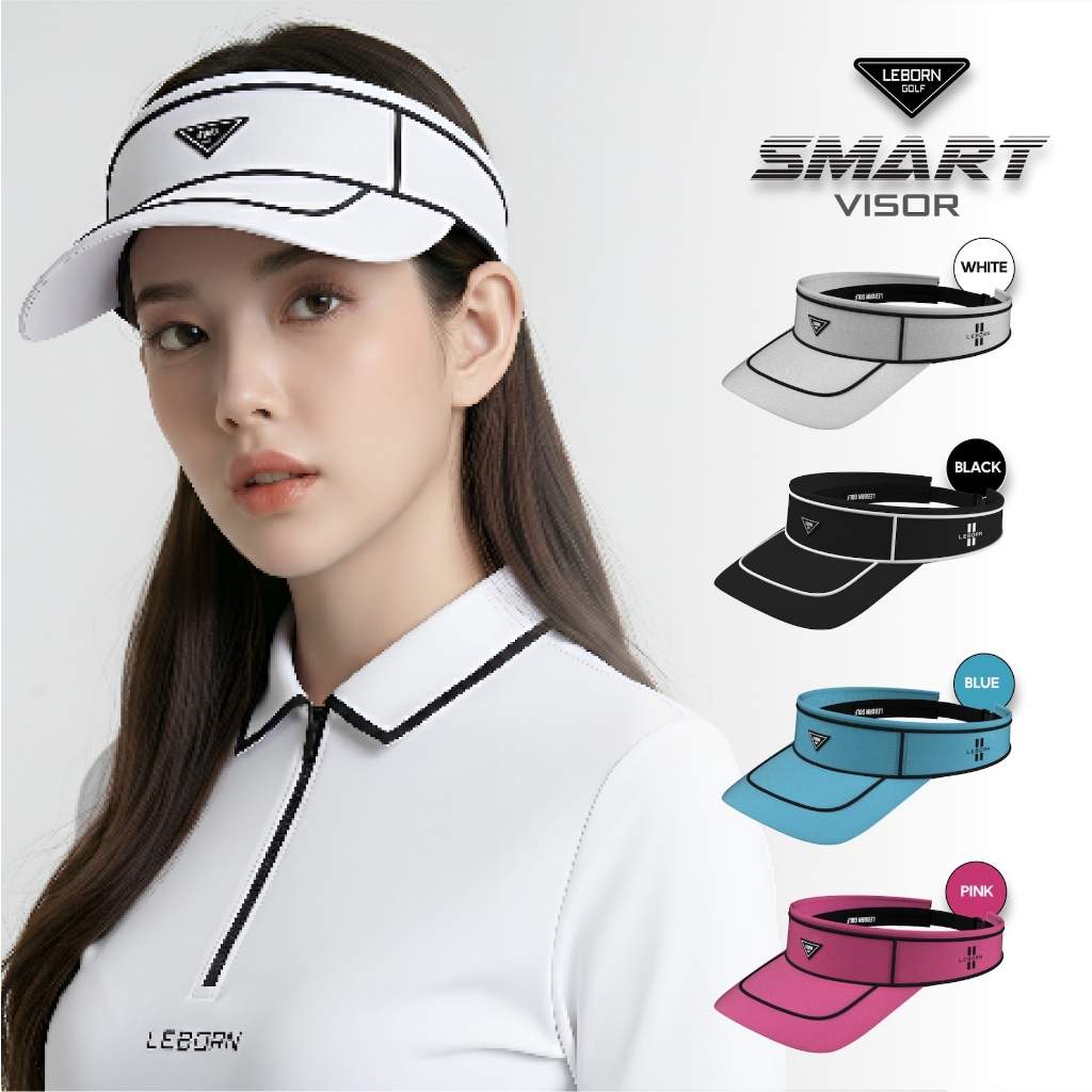 LEBORN Smart Visor หมวกกอล์ฟ หมวกครึ่งศีรษะ