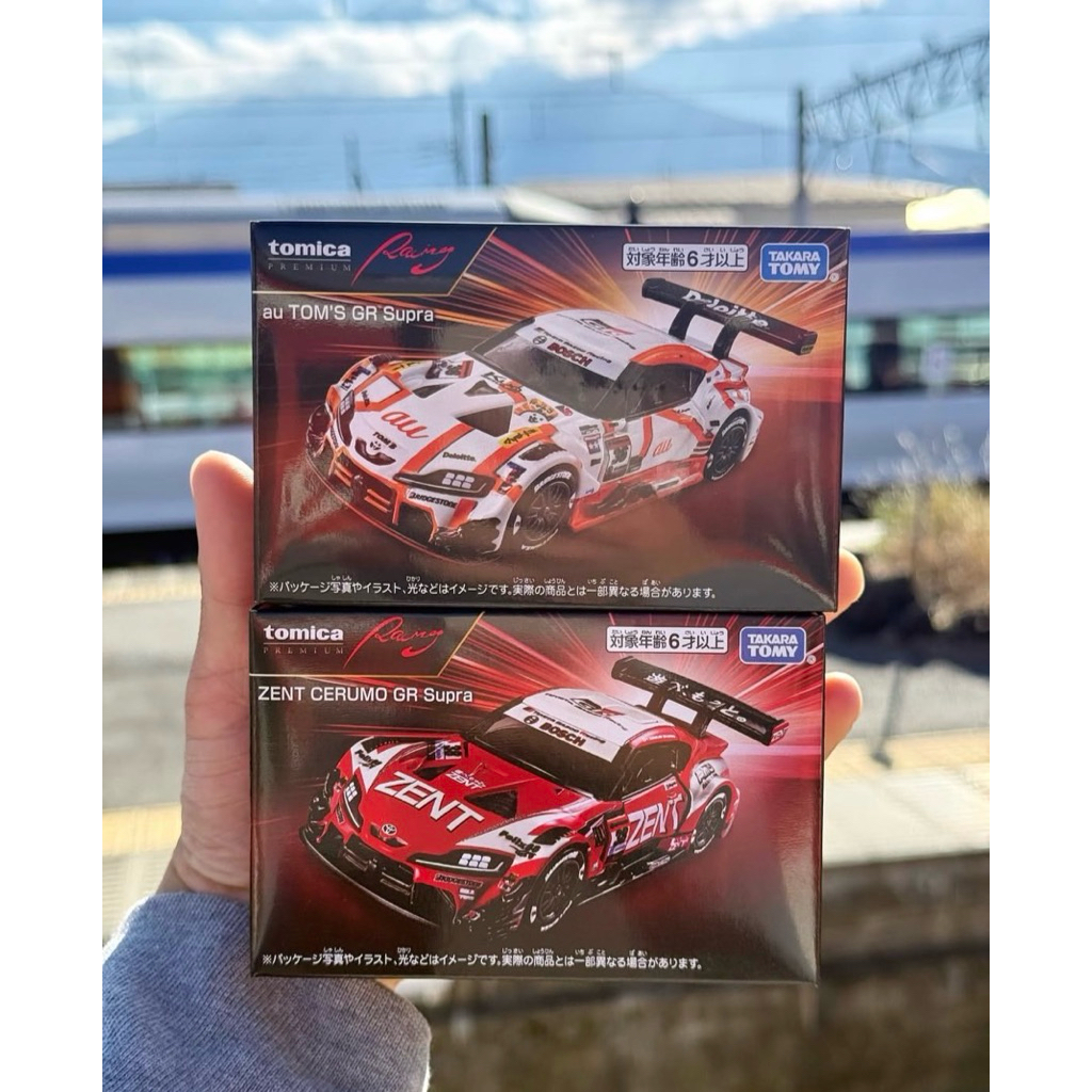 พร้อมส่ง🏎️Tomica Premium Racing – au TOM’S GR Supra &  ZENT CERUMO GR Supra