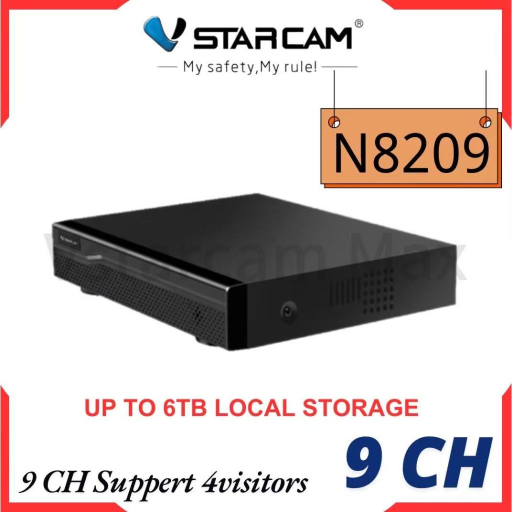 Vstarcam Eye4 NVR-9ช่อง  รุ่น N8209 9CH รองรับ6K