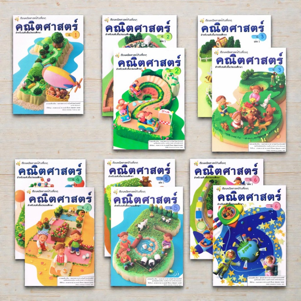 (ขายแยกเล่ม) เรียนคณิตศาสตร์กับเพื่อนๆ | คณิตศาสตร์ ระดับชั้นประถมศึกษา ป.1-6 | 9786164389182 | C111