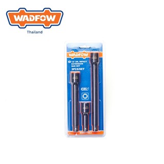 WADFOW WMS7403 ชุดข้อต่อบล็อกลม 3 ชิ้น 1/2″ CR-V