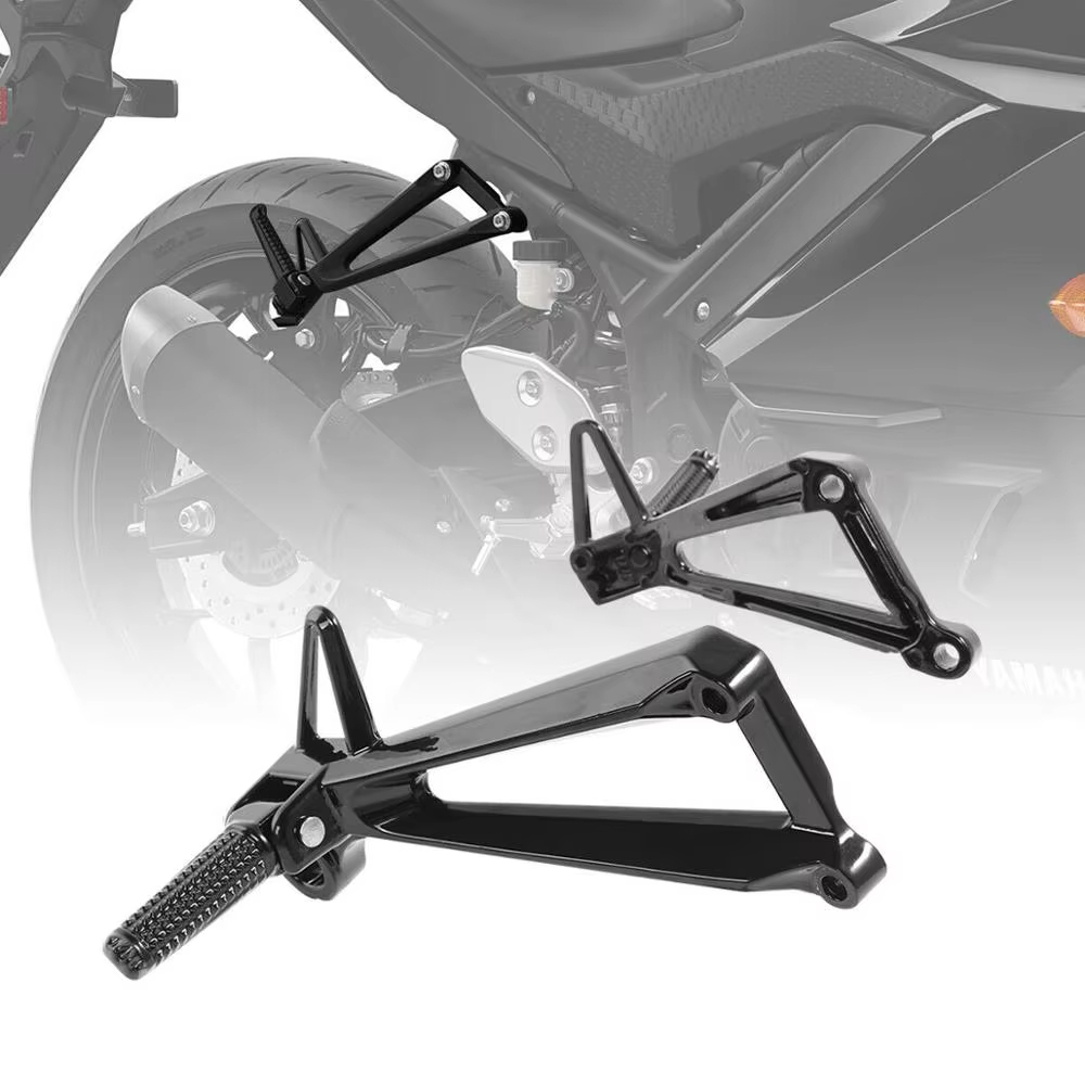 TX Rear FootPeg Footrest Bracket For Yamaha YZF R3 YZF-R3 2015-2025 MT03 2016-2025 Passenger Motorcy