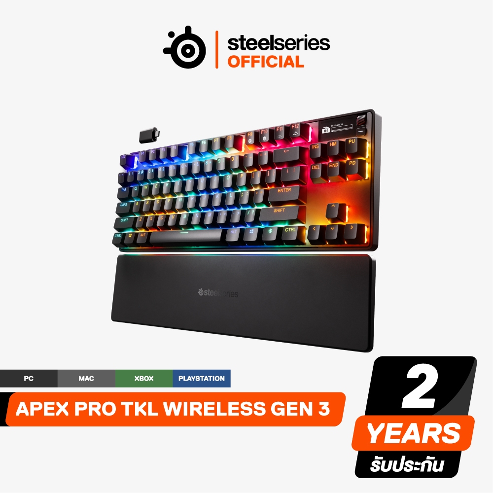 SteelSeries Apex Pro TKL Wireless Gen 3 OmniPoint 3.0 HyperMagnetic Switches — Quantum 2.0 Wireless