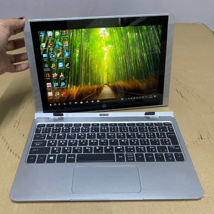 Tablet 2in1 HP x2 210 G2 PC cpu Atom x5-z8350(RAM:4GB/SSD:128GB)แท็บเล็ต ขนาด10.1"พร้อมคีย์บอร์ด