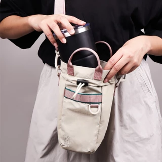 Jour : Tumbler Bag กระเป๋าใส่แก้วน้ำ กระเป๋าขวดน้ำสะพาย ขนาด 32oz พร้อมช่องมือถือ ผ้า Nylon 12644