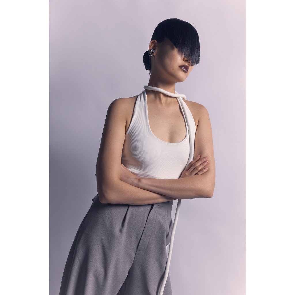 NICHP : The Silent Flow Collection : Katie top เสื้อกล้ามมีเชือกผูก สามารถดีไซน์ผูกเชือกตามความชอบได้ 4 แบบ