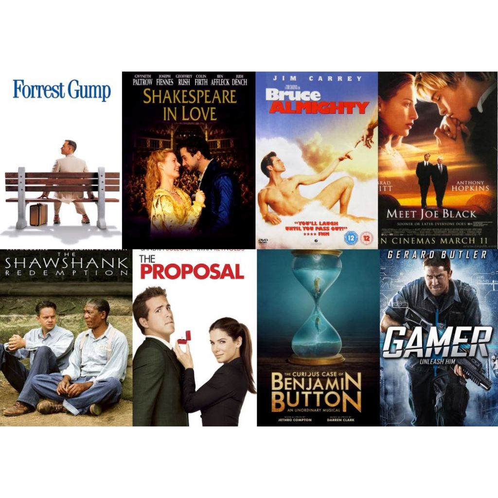 Flash Drive 64Gb Forrest Gump_Bruce Almighty_Meet Joe Black_Shakespeare in Love HD 1080p และ 4K