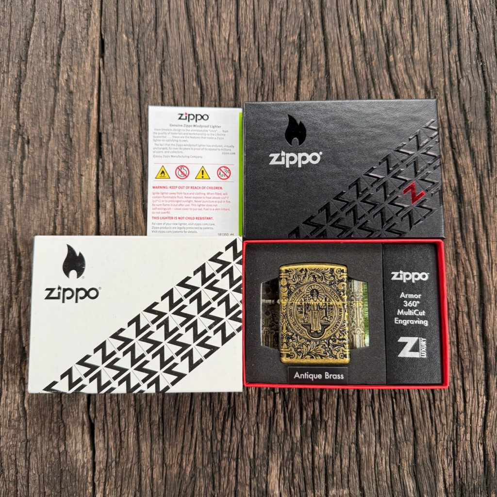 ไฟแช็ก Zippo รุ่น 29719 Armor St.Benedict Constantine