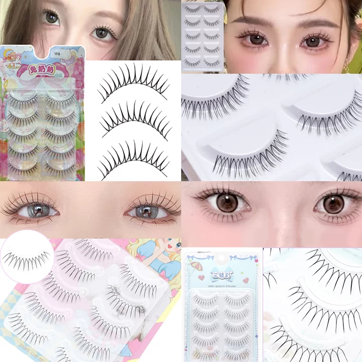 Curated Collection of Korean False Lashes Shipping from Thailand