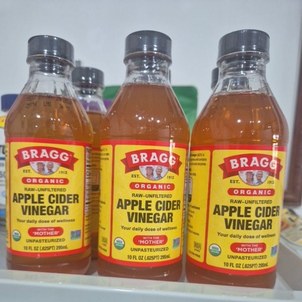 น้ำส้มสายชูหมักจากแอปเปิ้ล แบรกก์ Apple Cider Vinegar BRAGG ขนาด 295 ml. From USA - รูปที่ 4
