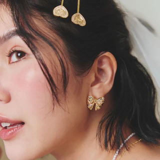 YVIS Hen Night Stud Brass Earring - YVIS X Proud O Wedding