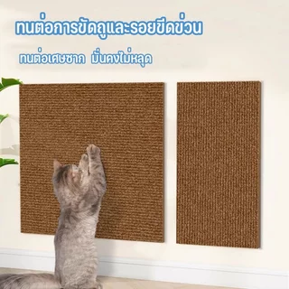 พรมลับเล็บแมว แผ่นปูรองโซฟาขูดแมวคลานกรอบโซฟาป้องกันด้วยตนเองพรมกันลื่นกระดานลับเล็บสำหรับแมวแมวของเล่นแมว สำหรับรองเฟอร