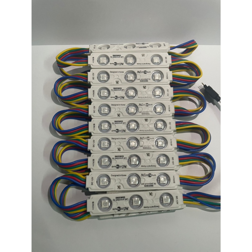 โมดูลไฟ LED 3 ดวง DC12V RGB SMD 5050