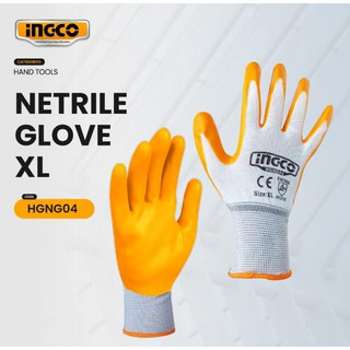 INGCO รุ่น HGNG04 ถุงมือเคลือบยางไนไตร ไซส์ XL