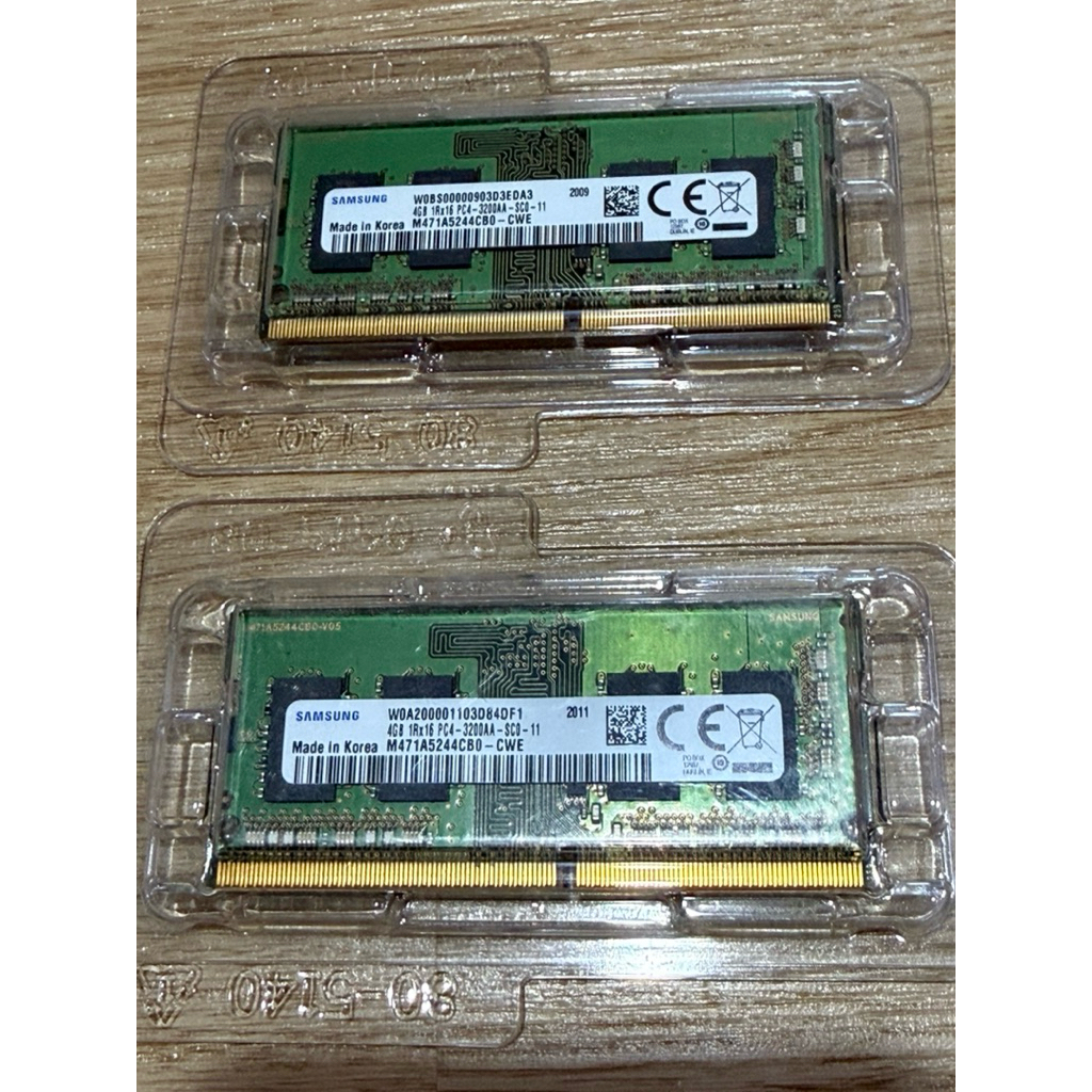 (มือ 2) Memory for laptop  Samsung 8 GB(2x4)DDR4 dual channel SoDIMM slot , ECC 2933 MHz