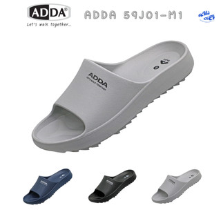 รองเท้าแตะ ADDA รุ่น 59J01-M1 แบบสวม สำหรับผู้ชาย นุ่ม เบา ใส่สบาย (ไซส์ 7-10)