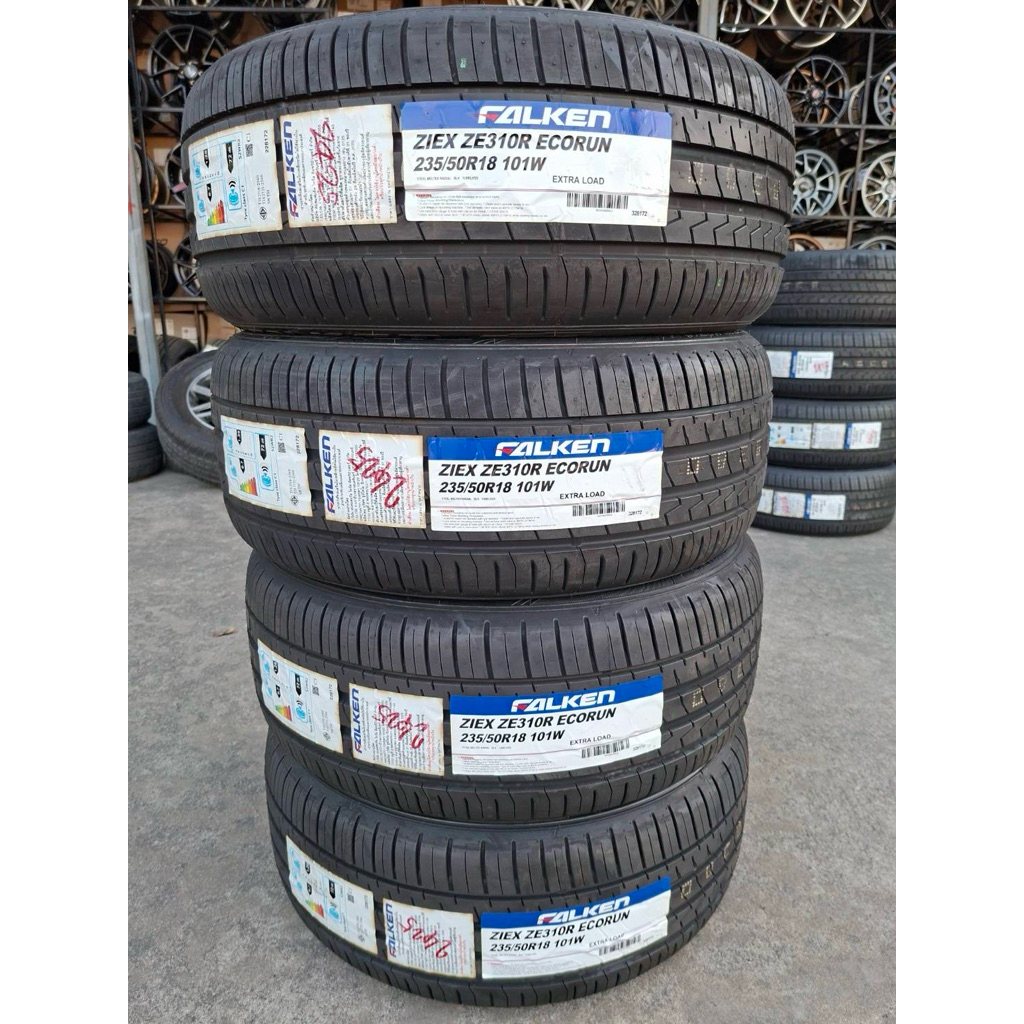 🚗🚓Falken 235/50/18 ZE310 ยางใหม่ปี25
