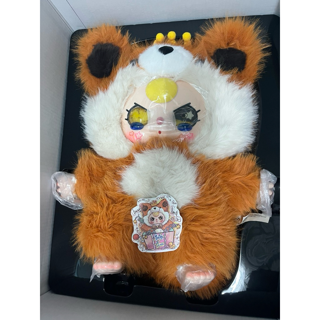 Baby Three Ai 800% พูดไทยได้ พร้อมส่งที่ไทย จิ้งจอกส้ม เช็คตัว ไม่มีโบว์ที่คอมาจากโรงงาน ไม่ผ่านการใ