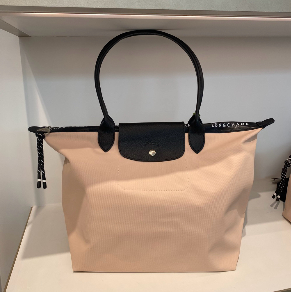 พร้อมส่ง * Longchamp le Pliage Energy ไซส์ M(L) หูยาว สี Nude - shop เรียก L Long