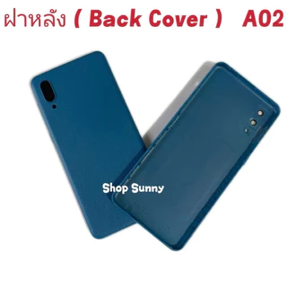 ฝาหลัง（Back Cover) Samsung Galaxy A02 （ แถม ปุ่มสวิตช์นอก + เลนส์กล้อง）