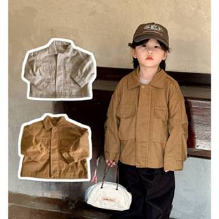 🛒พร้อมส่ง ☑️เสื้อแจ็กเก็ตแฟชั่นเด็ก