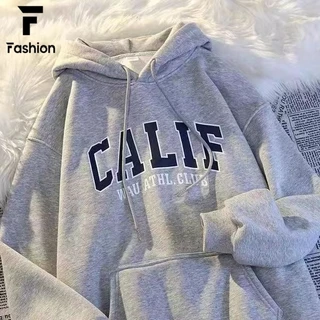 ใหม่ เสื้อกันหนาวมีฮู้ดผู้หญิง เสื้อคลุมแขนยาว สำหรับผู้หญิง UNISEX
