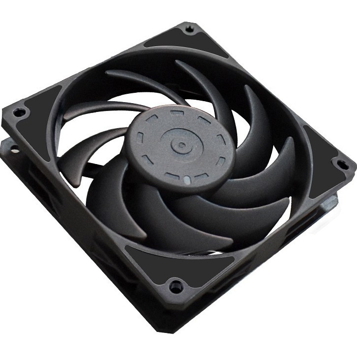 พัดลมเคส Fanner F120&F140 B&W 120mm.;140mm. 4pin PWM 2200/3000RPM