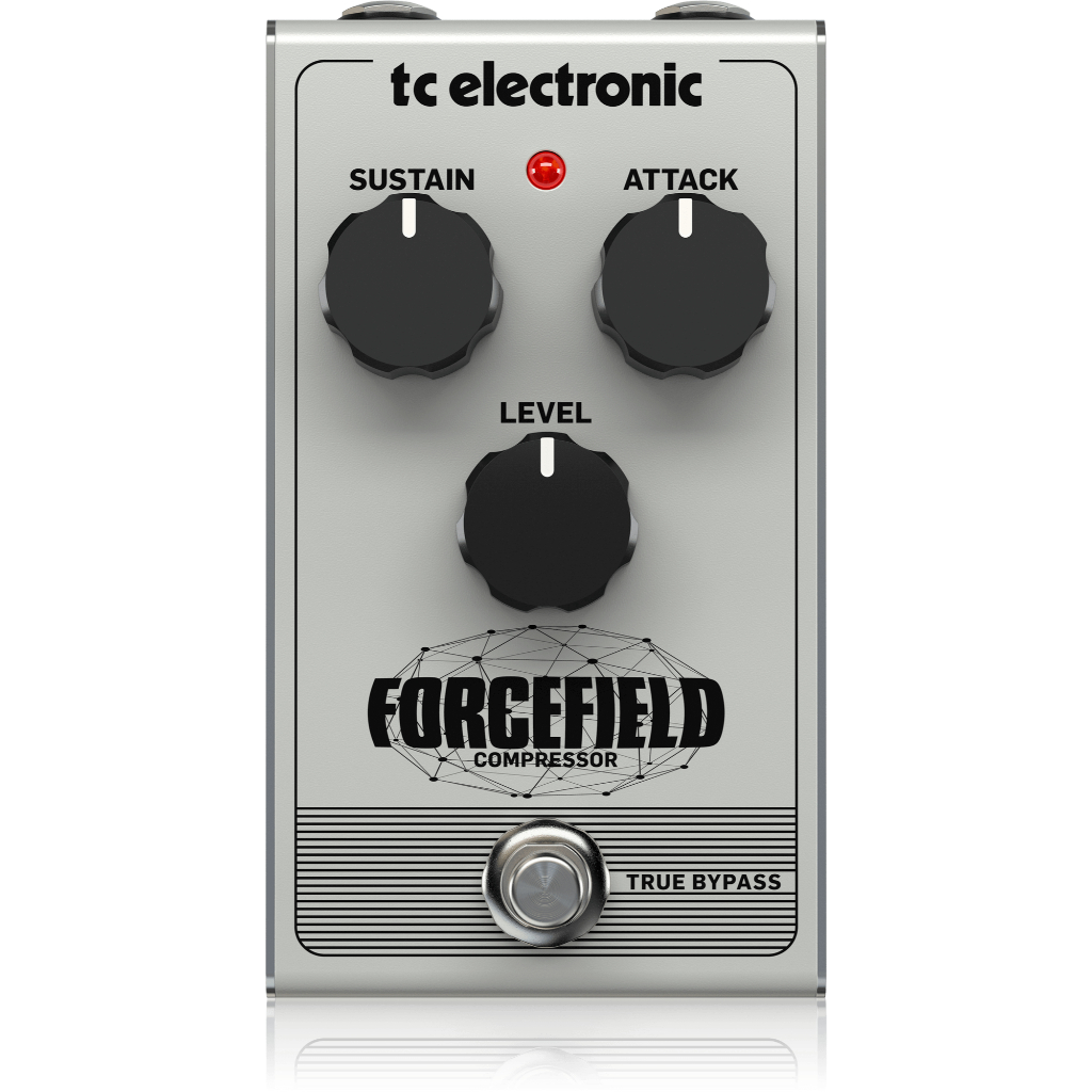 เอฟเฟคกีตาร์ TC ELETRONIC #FORCE FIELD COMPRESSOR Classic Compressor/Limiter Pedal with Endless Sustain
