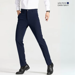 PISK Cool Flex Pants กางเกงผู้ชาย ผ้ายืด 4 ทิศทาง เอวยืดใส่สบายทั้งวัน ผ้าสะท้อนน้ำ ระบายอากาศดี ใส่ทำงานได้