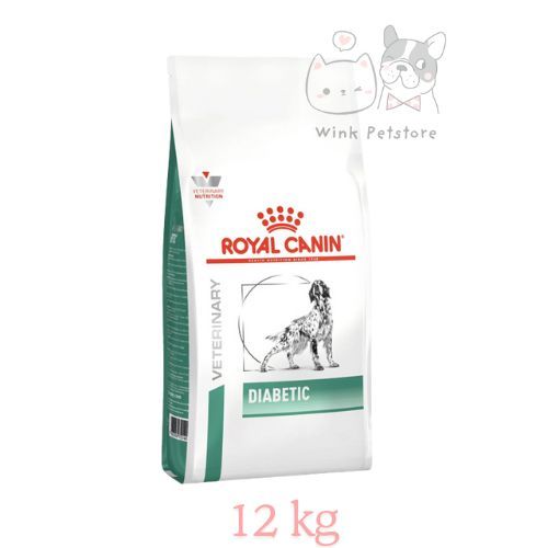 <12 kg> Royal Canin DIABETIC dog อาหารสุนัข ประกอบการรักษาโรคเบาหวาน ชนิดเม็ด