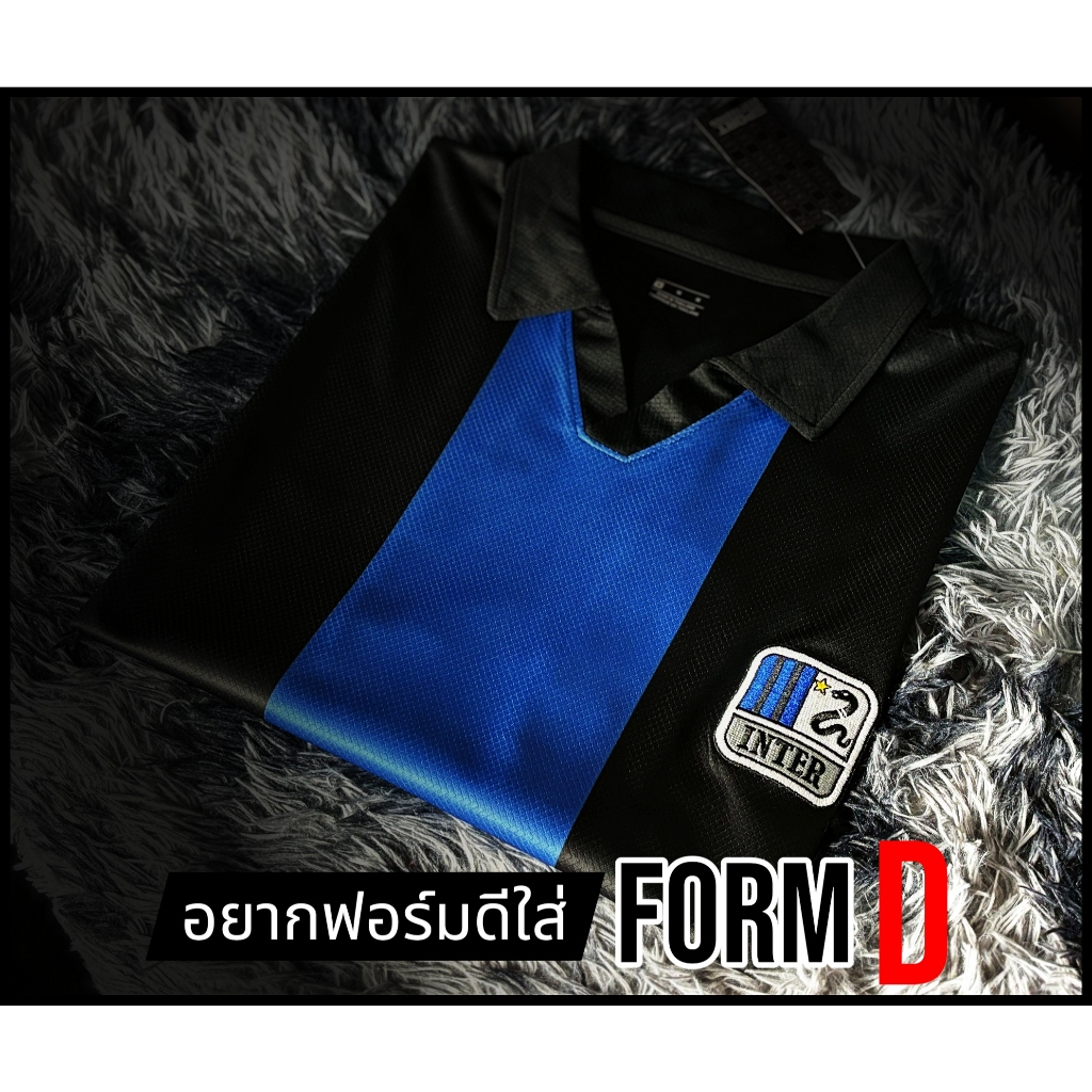 FORMD COLLECTION ใหม่ เสื้อฟุตบอลวินเทจ งูใหญ่มิลาน ยุค90 ทรง OVERSIZE ใส่สบายมีถึง 4XL