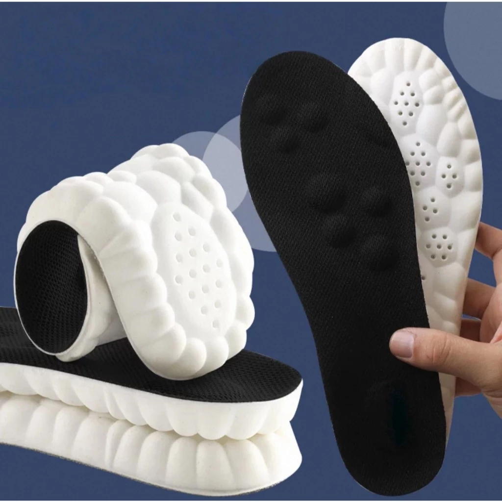 1 คู่ Insoles เบาะนุ่มคุณภาพสูง,พื้นรองเท้านุ่มๆใส่สบายไร้กลิ่นสำหรับรองเท้าทุกประเภท