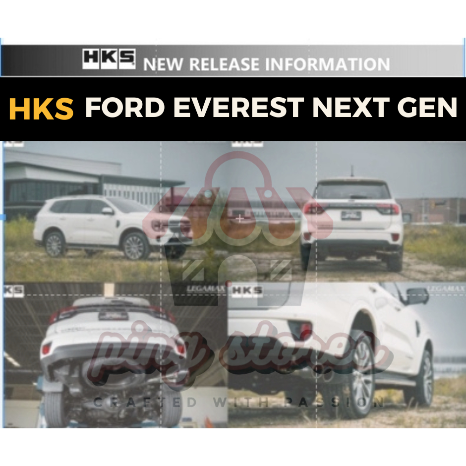 ท่อ HKS Ford Everest Next Gen ปลาย Carbon 3.0V6 ออกข้าง ADBlue