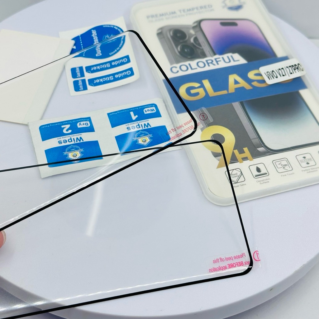 ฟิล์มกระจกเต็มจอ กาวเต็ม จอโค้ง ใช้สำหรับ Samsung S21 S21Ultra S21Plus S22Ultra S24Ultra กันแตก กันร
