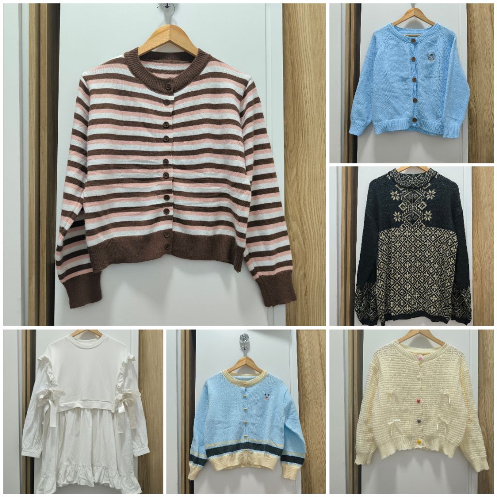 เสื้อมือสอง เสื้อคาร์ดิแกน เสื้อคลุมกันแดด เสื้อกันหนาว เสื้อกั๊ก เสื้อมือ2ญี่ปุ่น