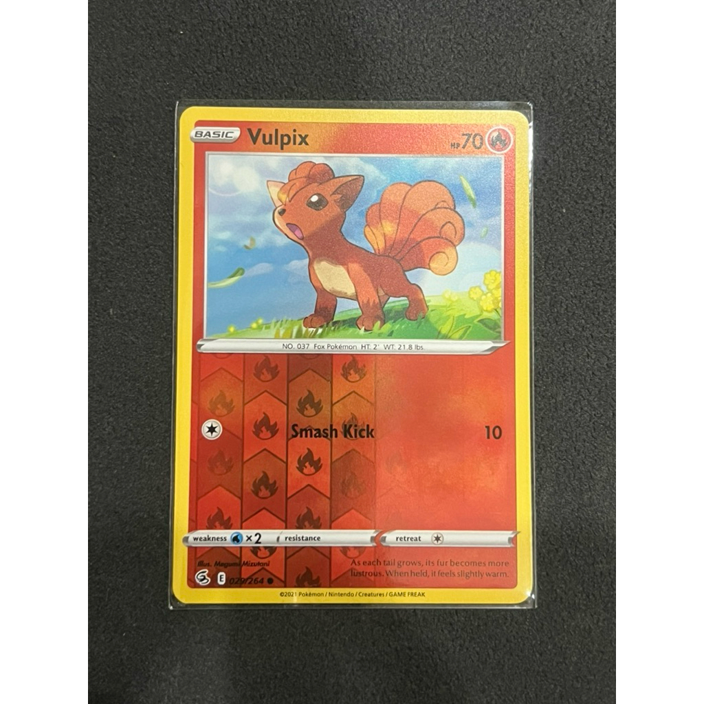 Pokemon card ENG Vulpix-Reverse holo